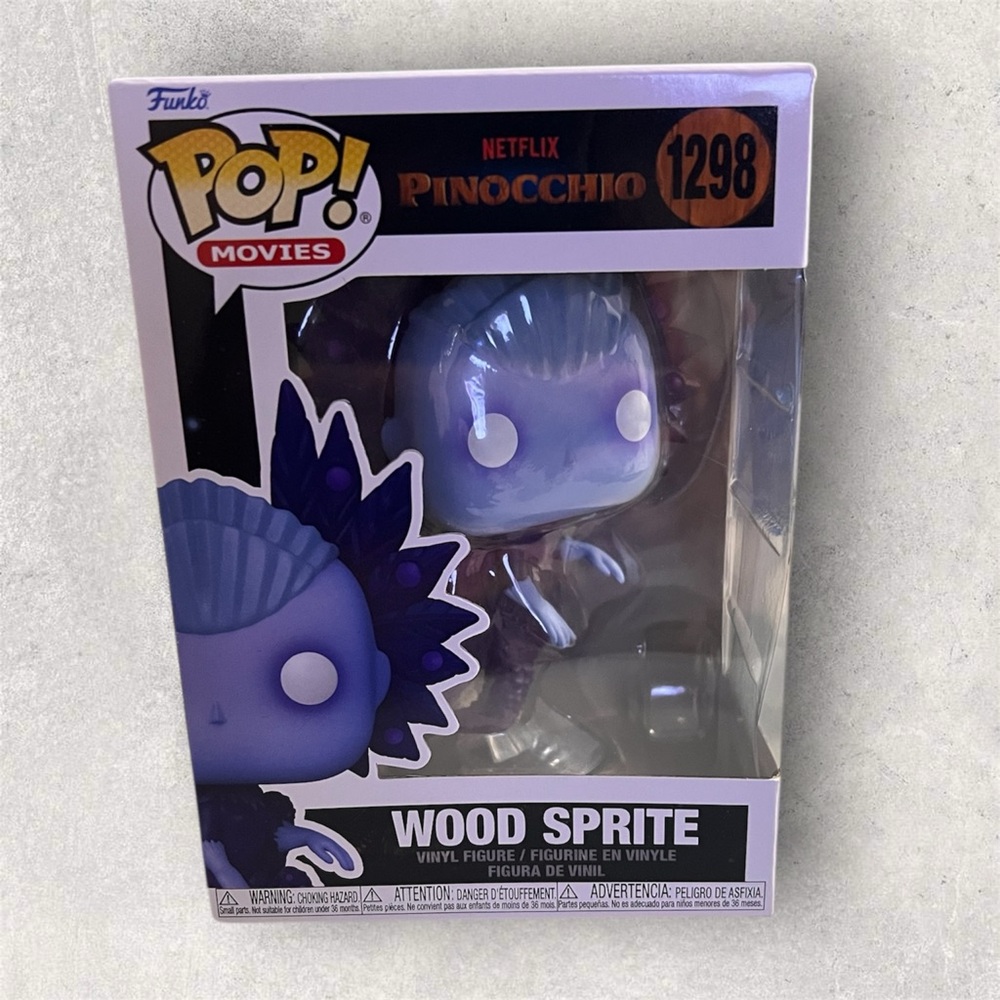 Funko Pop! Movies Netflix Pinocchio Wood Sprite #1298 vinyl figure
